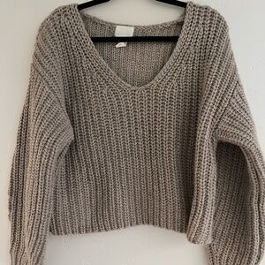 v-neck sweater